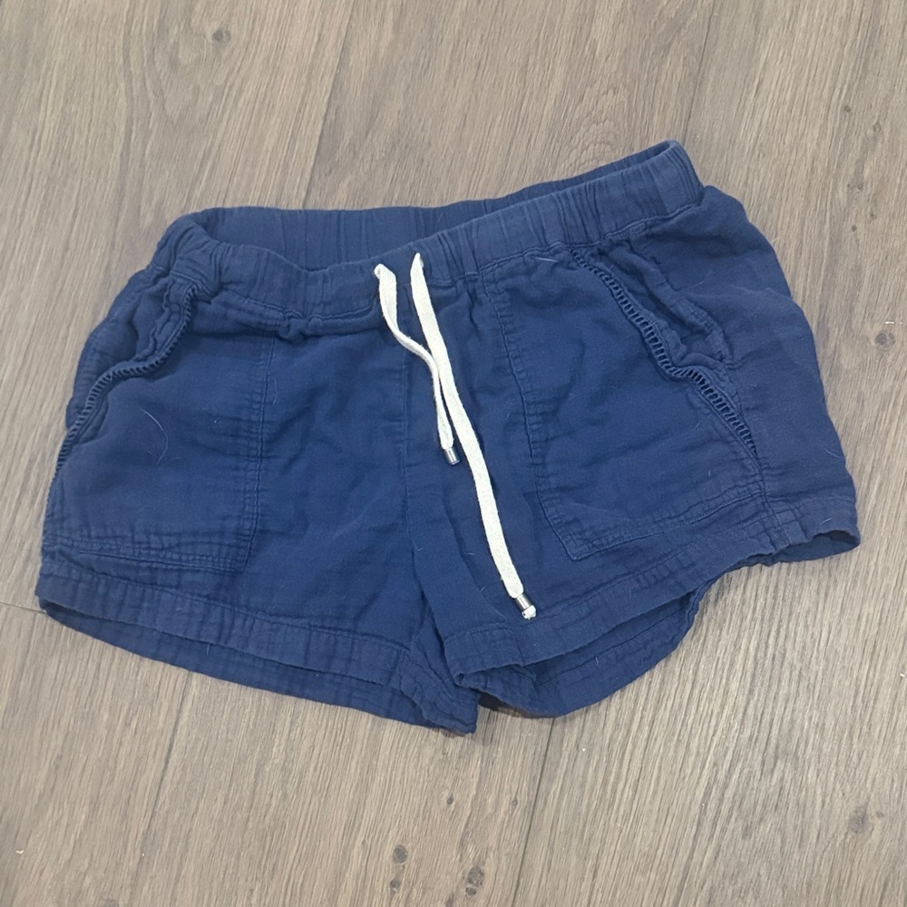 Splendid Dark Blue Women's Cotton Shorts